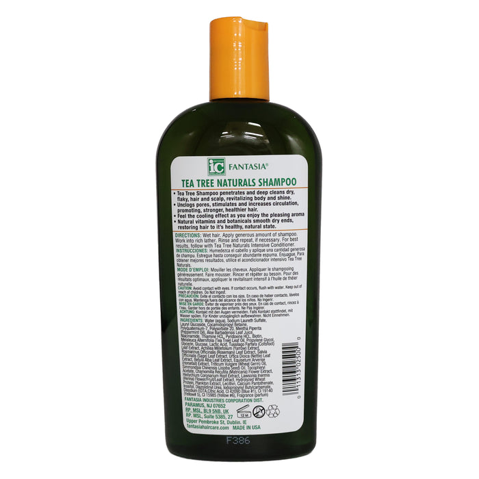 Fantasia Tea Tree Naturals Shampoo, 12 Oz.