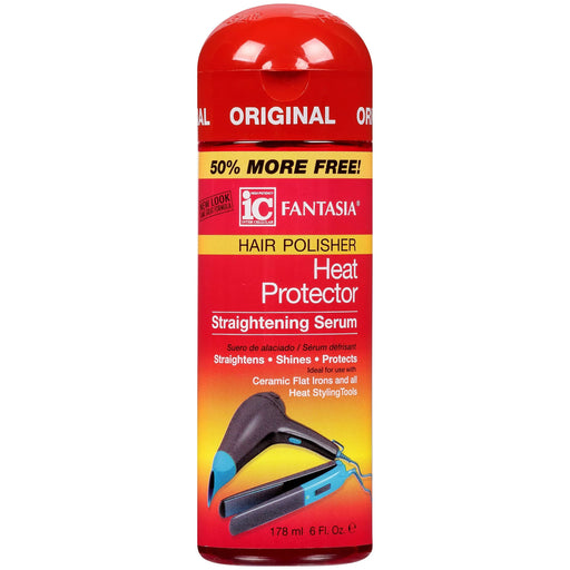 Fantasia IC Hair Polisher Heat Protector Straightening Serum, 6 Oz
