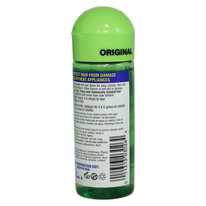 Fantasia Hair Polisher Olive Moisturizing Shine Serum, 2 Oz.