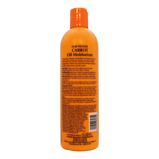 Fantasia IC Hair Polisher Carrot Oil Moisturizer, 12 Oz.