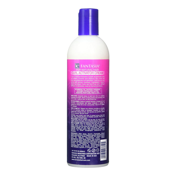 Fantasia IC Curly Coily Curl Activator Cream 12.5 Oz.