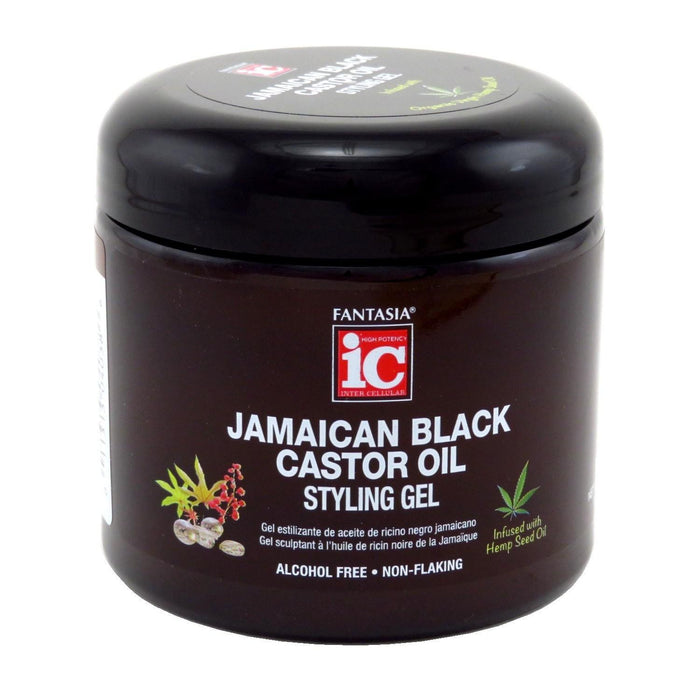 Fantasia IC Jamaican Black Castor Oil Styling Gel 16 Oz.