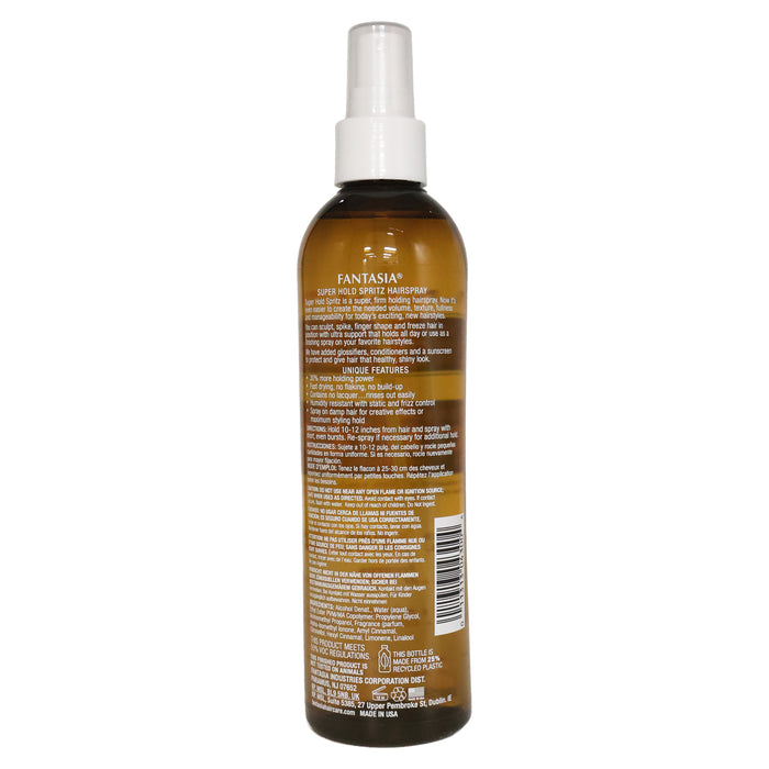 Fantasia Liquid Mossue Spritz Hair Spray, Super Hold, 10 Oz.