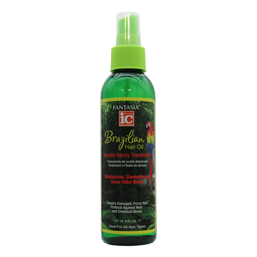 Fantasia IC Brazilian Hair Oil Keratin Spray Treatment, 6 Oz.