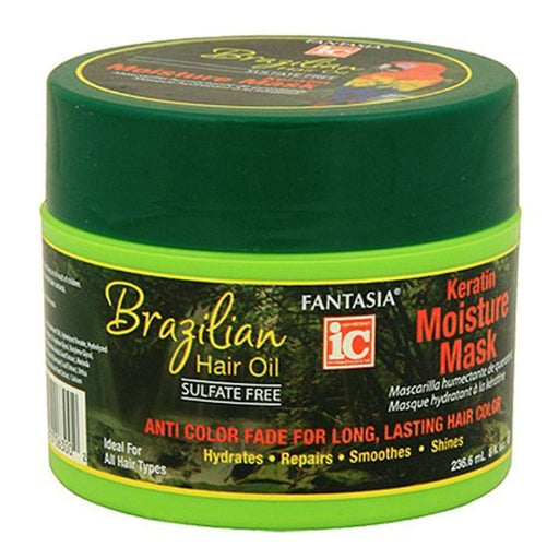 Fantasia IC Brazilian Hair Oil Keratin Moisture Mask, 8 Oz.