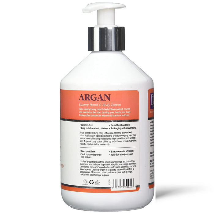 DR Luxury Hand Body Lotion Argan 16.8 Oz.