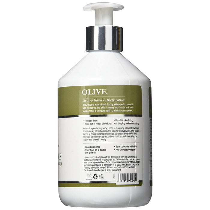 D&R Luxury Hand & Body Lotion Olive 16.8 Oz.