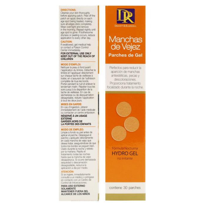 Daggett Ramsdell Age Spot Night Time Formula Gel Patches 30 Patches