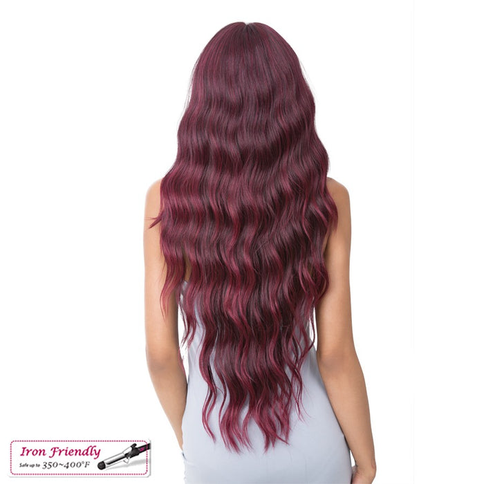 100% Synthetic Hair Lace Front Wig Frontal S Lace Dara,TP99J/BURG
