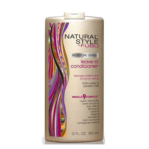 Fubu Natural Style Moisture Shine Leave In Conditioner 12 Oz.