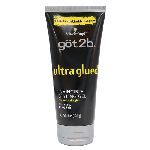 Got2b Ultra Glued Invincible Styling Hair Gel 6 Oz.