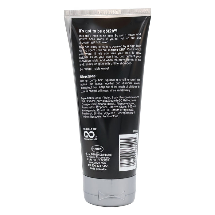 Got2b Ultra Glued Invincible Styling Hair Gel 6 Oz.