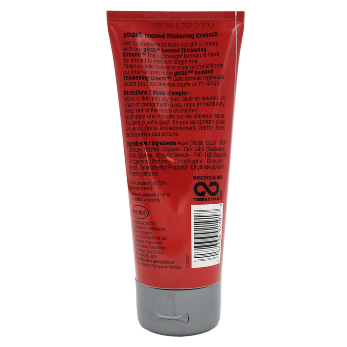 Got2b Boosted Thickening Cream, 6 Oz.