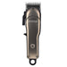 GAMMA Protege Cordless Hair Clipper, Stainless Steel Taper Blade, 5 Guards, Matte Metallic Gunmetal