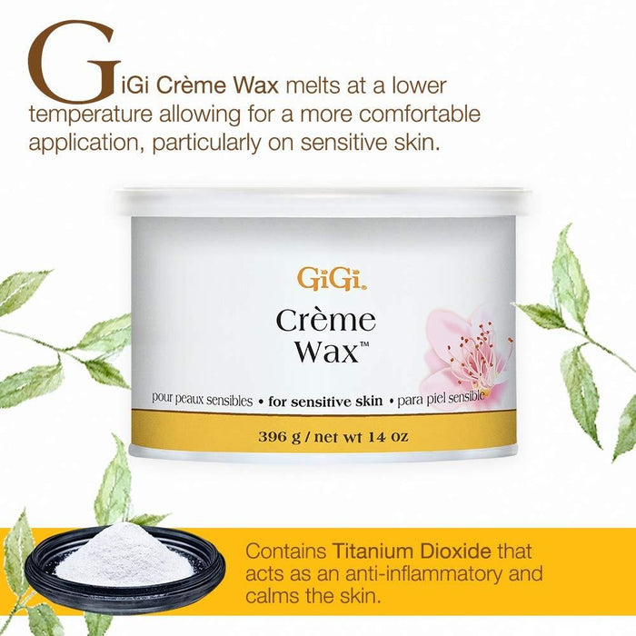 Gigi Creme Wax For Sensitive Skin 14 Oz