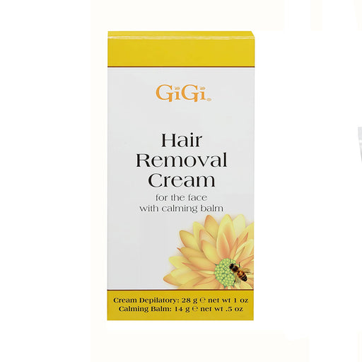 Gigi Facial Hair Removal Cream 1 Oz, Calming Balm 0.5 Oz