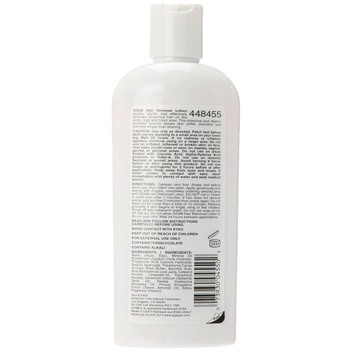 Gigi Hair Removal Lotion for Arms Legs and Bikini 8 Oz
