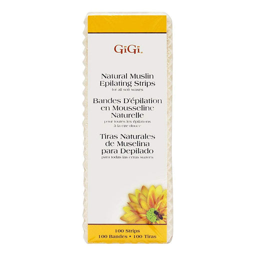 Gigi Natural Small Muslin Epilating 100 Strips