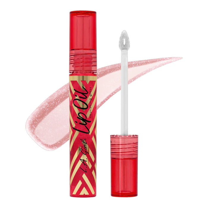 LA Girl Lip Oil Nurishing Gloss, Shimmer Cherry