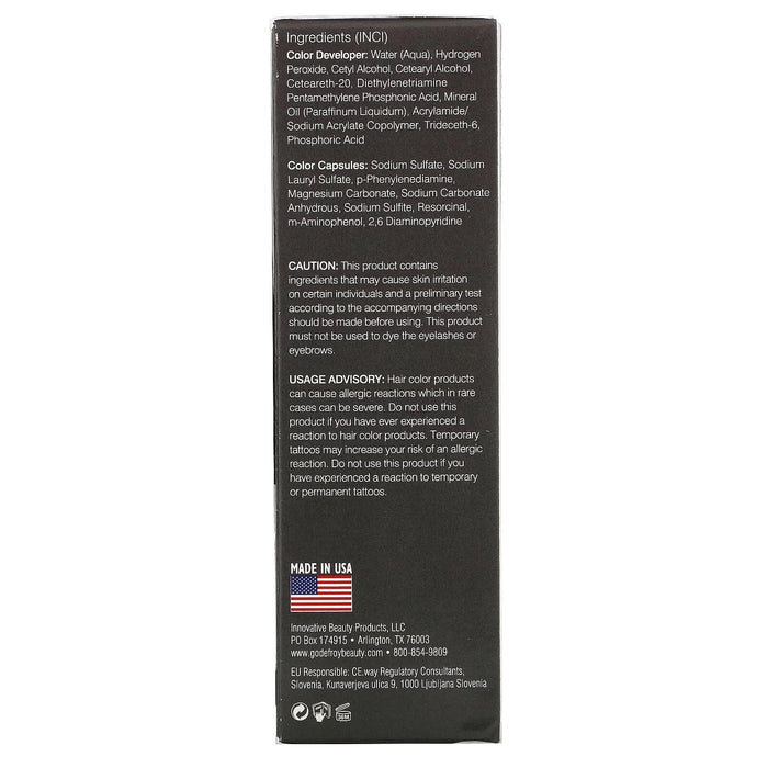 Godefroy 28 Day Touch Ups Permanent Hair Color for Men  Women, Medium Brown