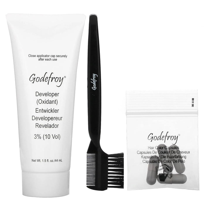 Godefroy 28 Day Touch Ups Permanent Hair Color for Men  Women, Medium Brown