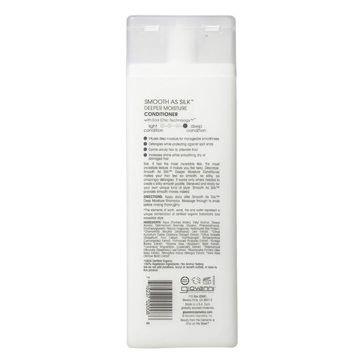 Giovanni Eco Chic Smooth As Silk Conditioner, 8.5 Oz.