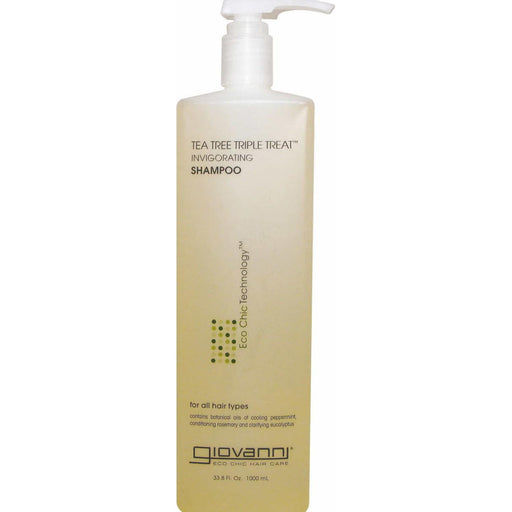 Giovanni Tea Tree Triple Treat Shampoo, 33.8 Oz