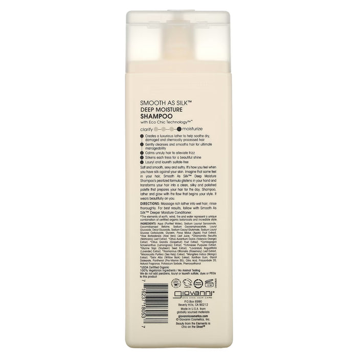 Giovanni Eco Chic Smooth As Silk Shampoo, 8.5 Oz.