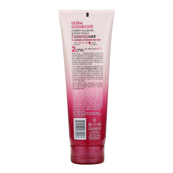 Giovanni 2Chic Luxurious Conditioner Cherry Rose, 8.5 Oz.