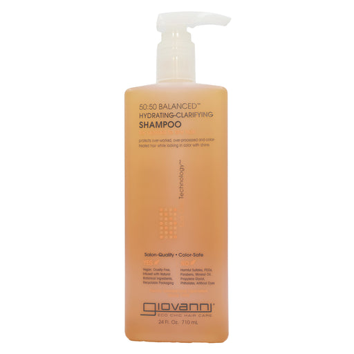 Giovanni 5050 Balanced Hydrating Clarifying Shampoo, 24 Oz