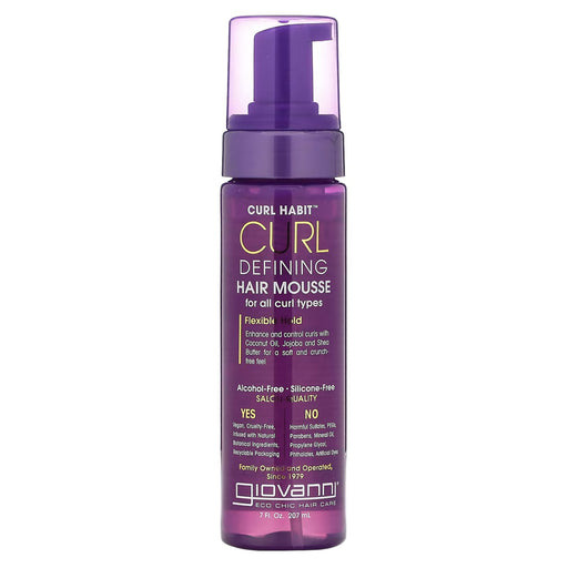 Giovanni Curl Habit Curl Define Hair Mousse, 7 Oz