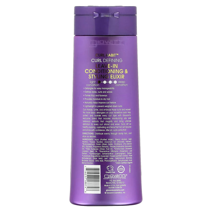 Giovanni Curl Habit Curl Define Leave In Style Elixir 8.5 oz