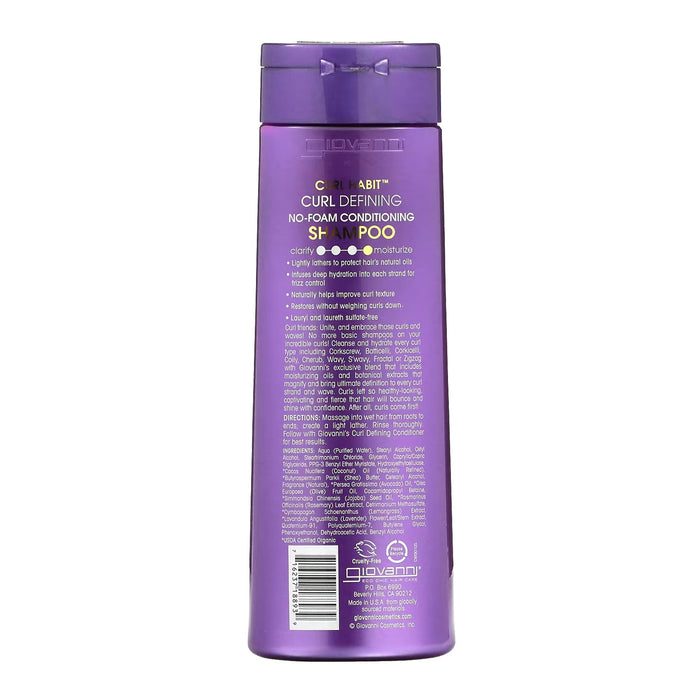Giovanni Curl Habit Curl Define Nofoam Condition Shampoo, 13.5 Oz