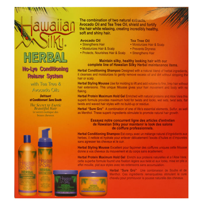 Hawaiian Silky Herbal No Lye Conditioning Relaxer System Super 2 Applications