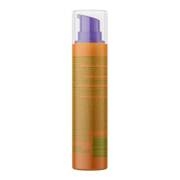 Hawaiian Silky Herbal Styling Mousse 8 Oz.