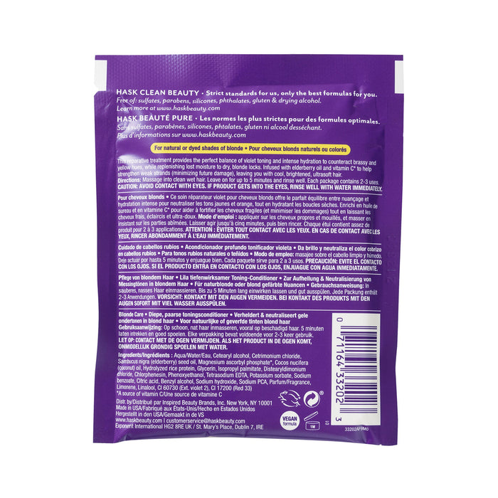 Hask Blonde Care Purple Deep Conditioner, 1.75 Oz.