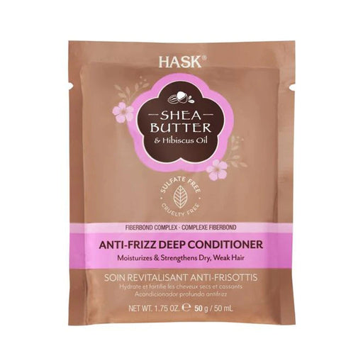HASK Shea Butter & Hibiscus Oil Anti-Frizz Deep Conditioner 1.75 oz