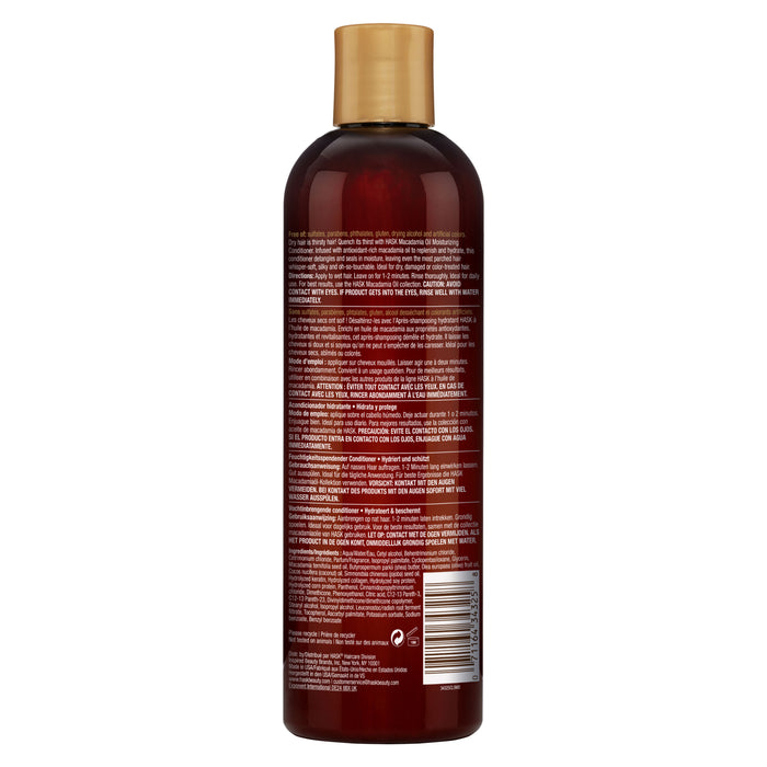 Hask Macadamia Oil Moisturizing Conditioner, 12 Oz.