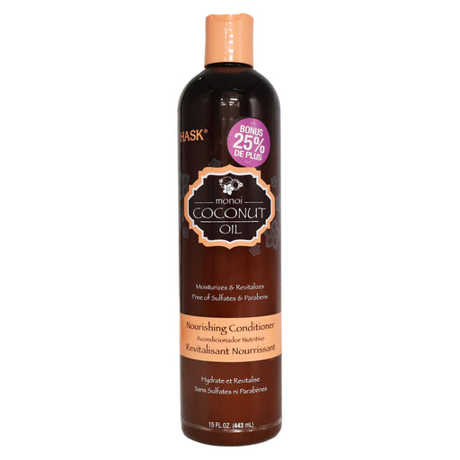 Hask Monoi Coconut Oil Nourishing Conditioner, 15 Oz.