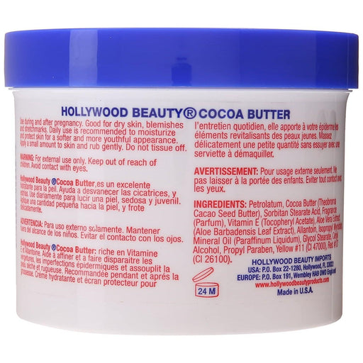 Hollywood Skin Creme, Cocoa Butter, 25 Oz.