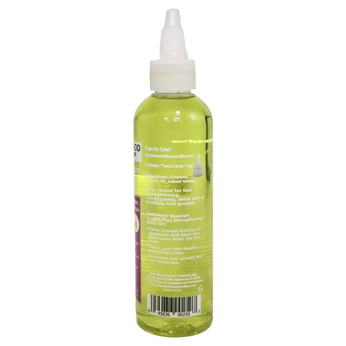 Hollywood Growth Plus Strengthening Shine Hair Oil, 4 Oz.