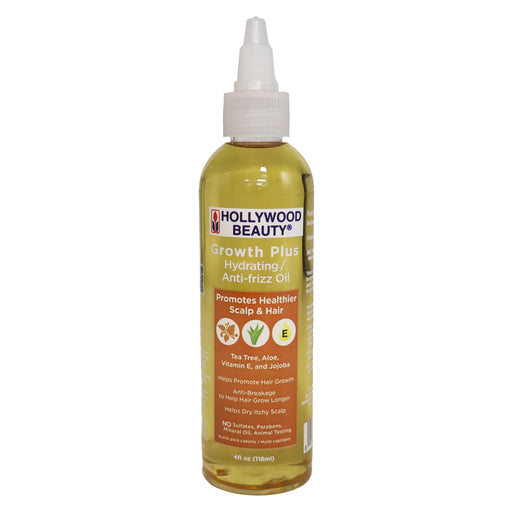 Hollywood Growth Plus Hydrating Anti-Frizz Hair Oil, 4 Oz