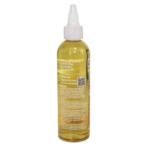 Hollywood Growth Plus Hydrating Anti-Frizz Hair Oil, 4 Oz