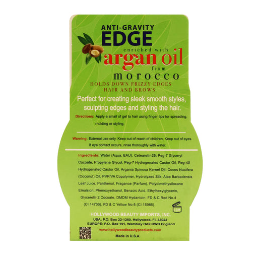 Hollywood Beauty Anti Gravity Hair and Brows Edge 2.25 Oz.
