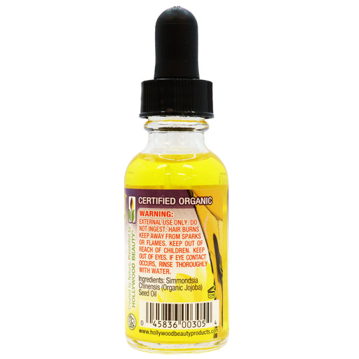 Hollywood Pure Jojoba Hair and Skin Oil 1 Oz.