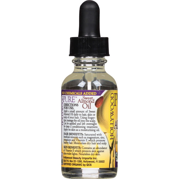 Hollywood Beauty Pure Almond Oil 1 Oz