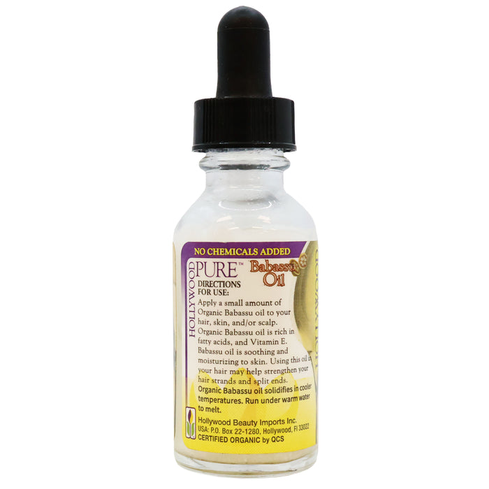 Hollywood Pure Babassu Hair and Skin Oil 1 Oz.