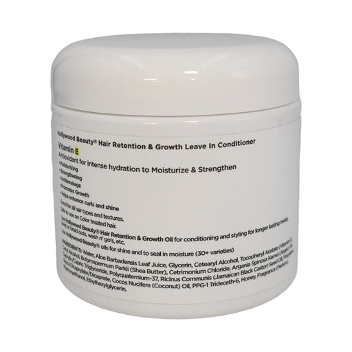 Hollywood Oil Hair Retention And Growth Leave-In Conditioner, 16 Oz.