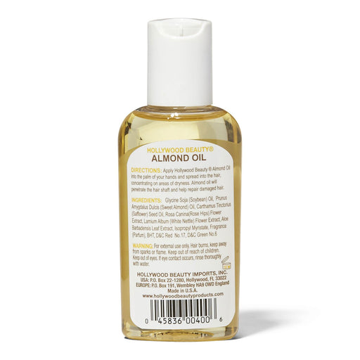 Hollywood Beauty Almond Oil, 2 Oz