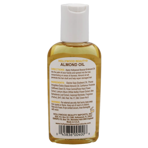 Hollywood Beauty Almond Hair Oil 2 Oz